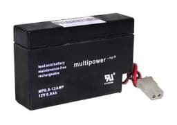 Zeige Details für Multipower MP0.8-12AMP 12V 0,8Ah mit AMP-Stecker Bild von Multipower MP0.8-12AMP 12V 0,8Ah mit AMP-Stecker