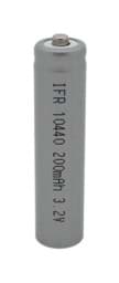 Zeige Details für IFR10440 LiFePO4 3,2V 200mAh passend für QVC Solithia, Solutions Bild von IFR10440 LiFePO4 3,2V 200mAh passend für QVC Solithia, Solutions
