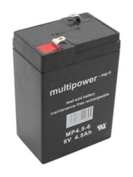 Zeige Details für Multipower MP4.5-6 6V 4,5Ah Bild von Multipower MP4.5-6 6V 4,5Ah