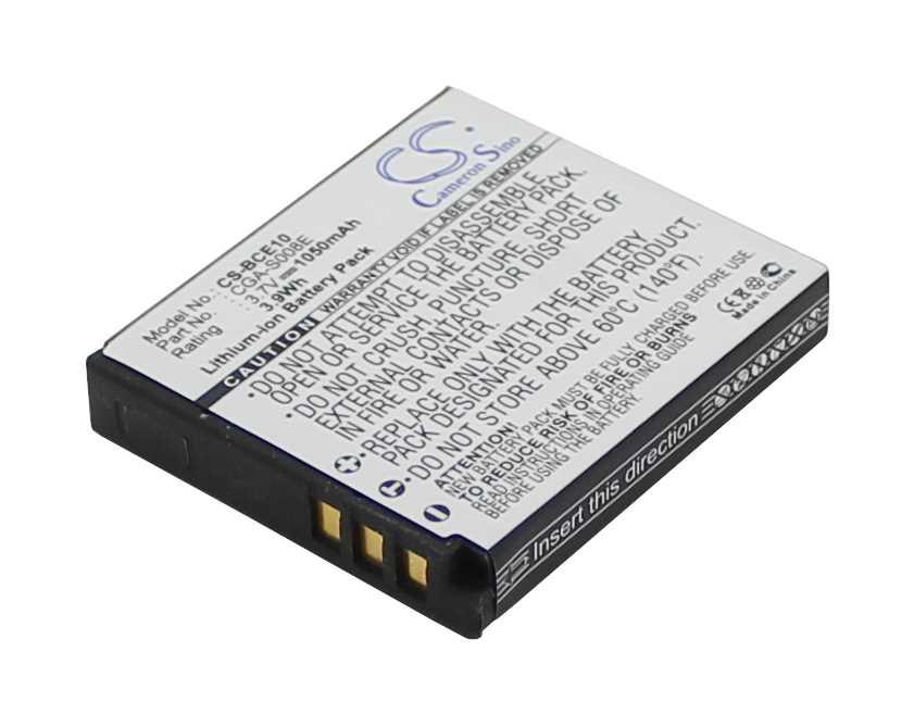 Zeige Details für Digicam-Akku LiIon 3,7V 1000mAh passend für Panasonic Lumix DMC-FX35 Bild von Digicam-Akku LiIon 3,7V 1000mAh passend für Panasonic Lumix DMC-FX35