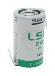 Zeige Details für Saft Lithium LSH20 D 3,6V mit Lötfahnen Z-Form Bild von Saft Lithium LSH20 D 3,6V mit Lötfahnen Z-Form