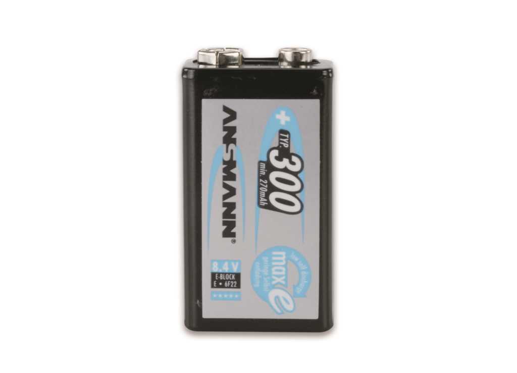 Zeige Details für Ansmann maxEplus NiMH-Akku Typ 300 E-Block 270mAh 5035451 Bild von Ansmann maxEplus NiMH-Akku Typ 300 E-Block 270mAh 5035451