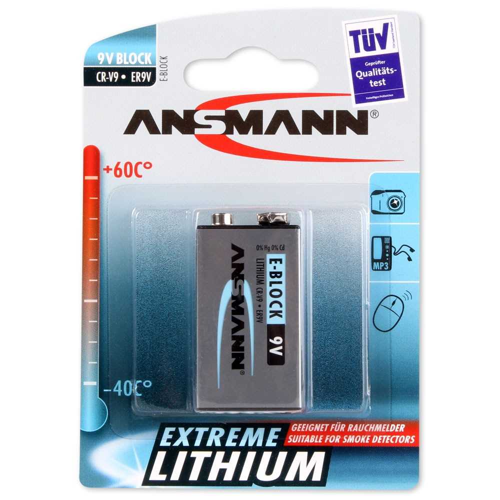 Zeige Details für Ansmann Extreme Lithium 9V 5021023 Bild von Ansmann Extreme Lithium 9V 5021023