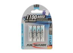 Zeige Details für Ansmann NiMH-Akku Typ 1100 Micro 1050mAh 5035232 4er-Blister Bild von Ansmann NiMH-Akku Typ 1100 Micro 1050mAh 5035232 4er-Blister
