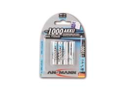 Zeige Details für Ansmann NiMH-Akku Typ 1000 Micro 950mAh 5030882 4er-Blister Bild von Ansmann NiMH-Akku Typ 1000 Micro 950mAh 5030882 4er-Blister