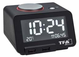 Zeige Details für "Hometime" Digitalwecker mit USB Ladefunktion 60.2017.01 Bild von "Hometime" Digitalwecker mit USB Ladefunktion 60.2017.01