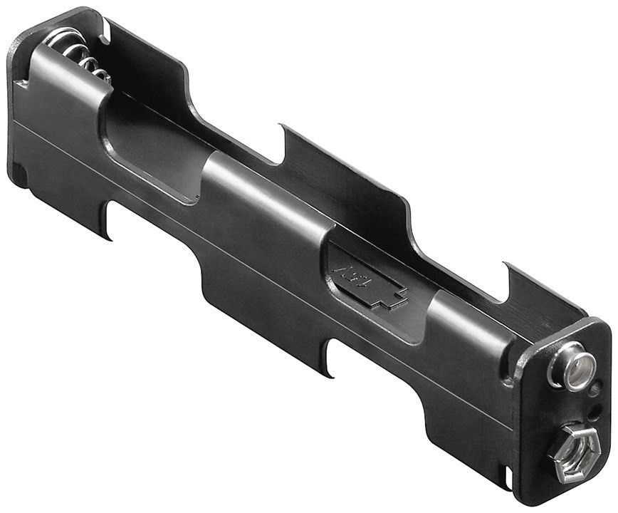 Zeige Details für Batteriehalter für 4x Mignon mit Druckknopf Bild von Batteriehalter für 4x Mignon mit Druckknopf
