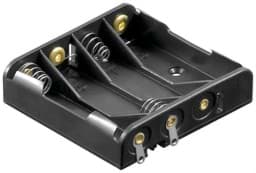 Zeige Details für Batteriehalter für 4x Micro mit Lötanschluss Bild von Batteriehalter für 4x Micro mit Lötanschluss