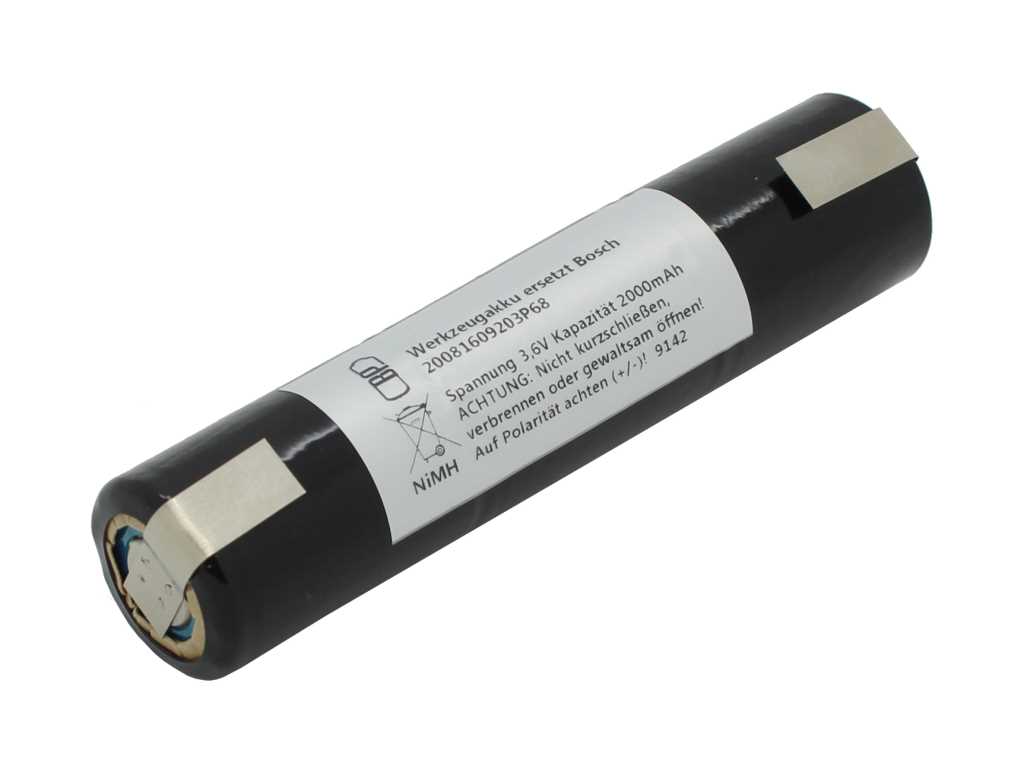 Zeige Details für Einsatz für Werkzeugakku NiMH 3,6V 2,0Ah zum Selbsteinbau passend für Bosch 20081609203P68 Bild von Einsatz für Werkzeugakku NiMH 3,6V 2,0Ah zum Selbsteinbau passend für Bosch 20081609203P68