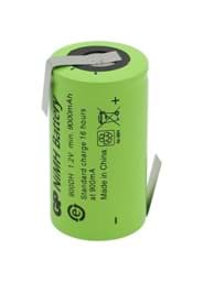 Zeige Details für GP900DH NiMH-Akku D 1,2V 9000mAh mit Lötfahnen Z-Form Bild von GP900DH NiMH-Akku D 1,2V 9000mAh mit Lötfahnen Z-Form
