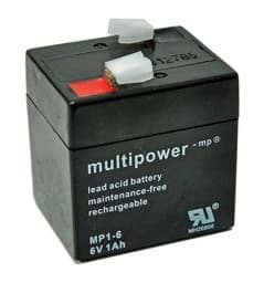 Zeige Details für Multipower MP1-6 6V 1Ah Bild von Multipower MP1-6 6V 1Ah