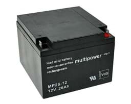 Zeige Details für Multipower MP26-12I 12V 26Ah Bild von Multipower MP26-12I 12V 26Ah