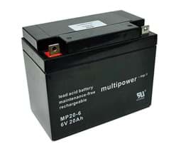 Zeige Details für Multipower MP20-6 6V 20Ah Bild von Multipower MP20-6 6V 20Ah
