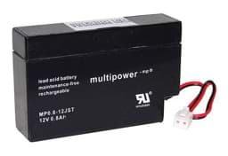 Zeige Details für Multipower MP0.8-12JST 12V 0,8Ah mit JST-Stecker Bild von Multipower MP0.8-12JST 12V 0,8Ah mit JST-Stecker