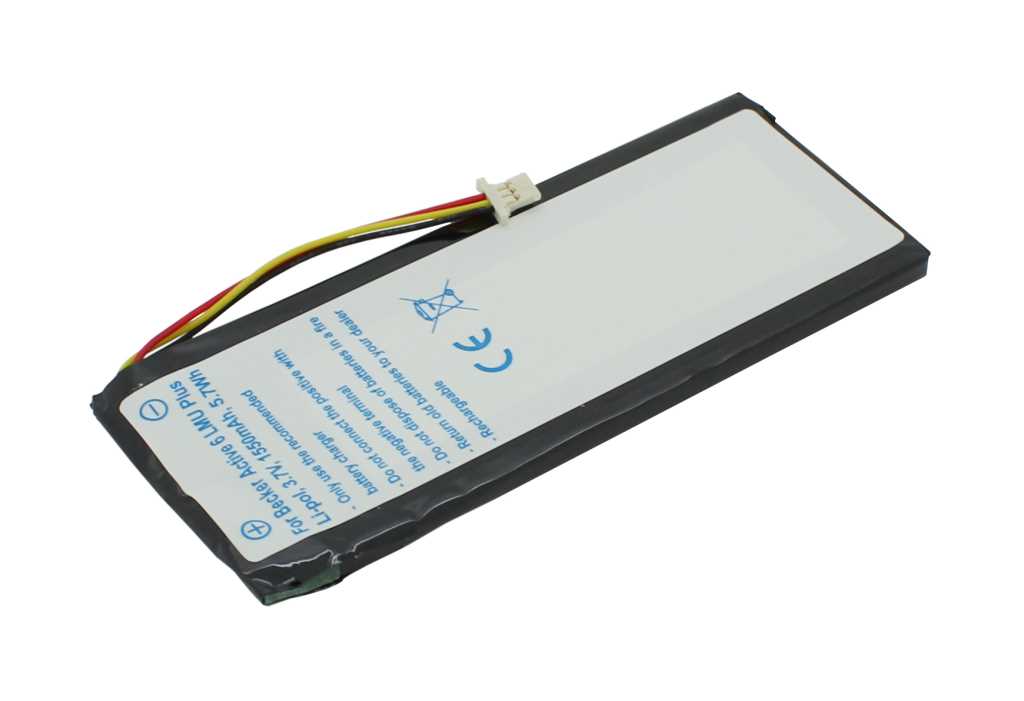 Zeige Details für PDA-Akku LiPoly 3,7V 1200mAh ersetzt Becker 334517373442 Bild von PDA-Akku LiPoly 3,7V 1200mAh ersetzt Becker 334517373442