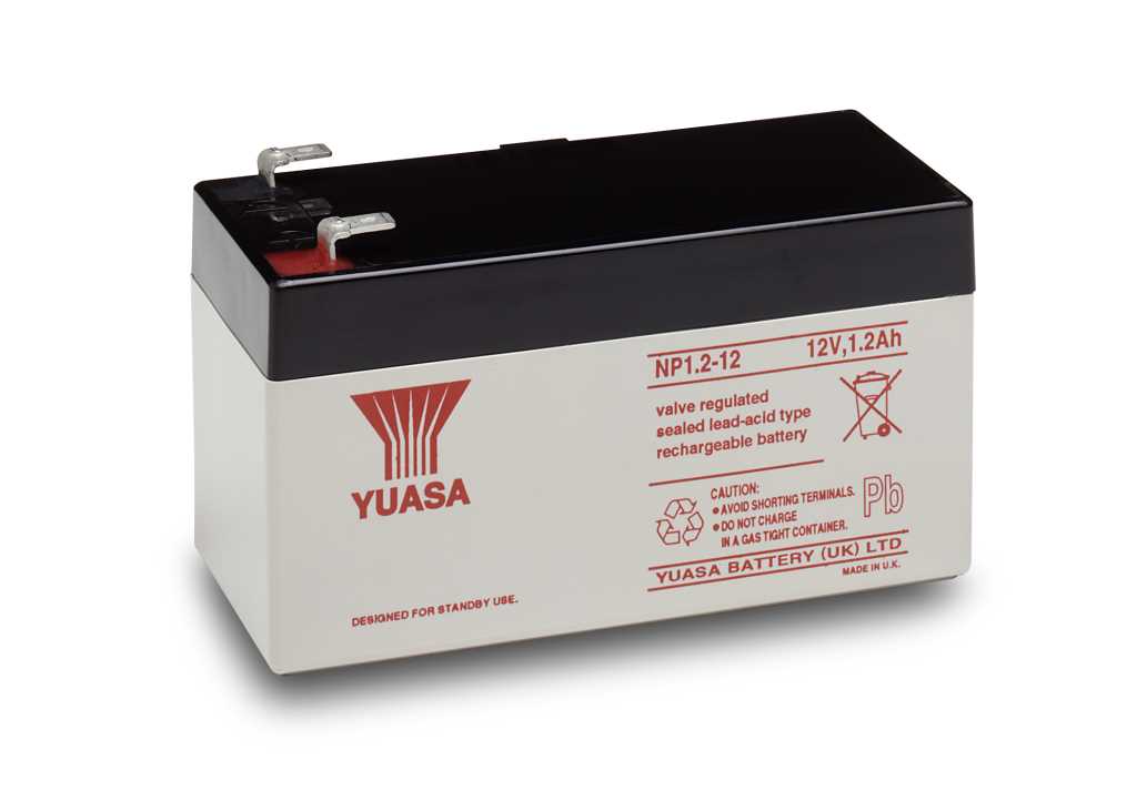 Bild von Yuasa NP1.2-12 12V 1,2Ah