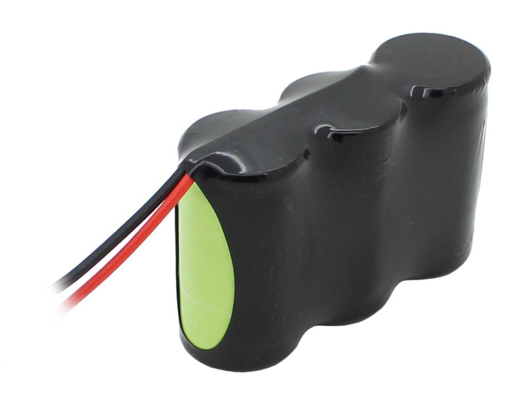 Bild von Notleuchtenakku NiMH 3,6V 4000mAh F1x3 Baby C mit 200mm Kabel einseitig