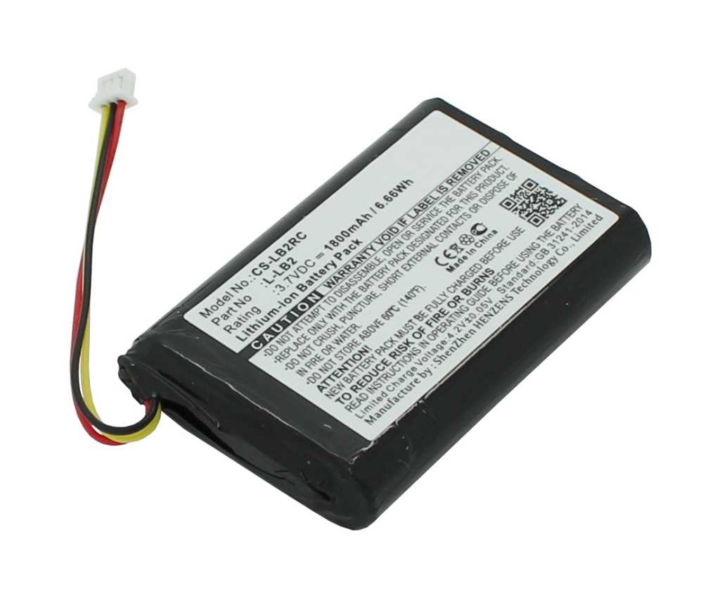 Bild von Ersatzakku LiIon 3,7V 1800mAh ersetzt Logitech L-LB2