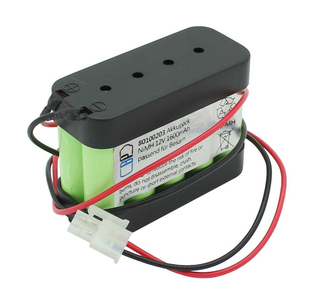 Bild von Akku für Türsteuerung NiMH 12V 1600mAh passend für Besam SL500