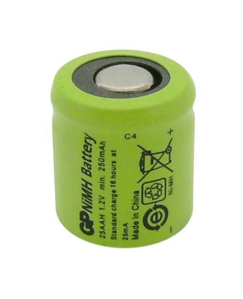 Bild von GP25AAH NiMH-Akku 1/3AA 1,2V 250mAh