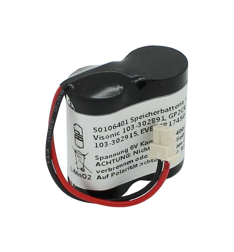 Zeige Details für Speicherbatterie 6V ersetzt Visonic 103-302891, GP2CR123A-C, 103-302915, EVE2CR17450-C Bild von Speicherbatterie 6V ersetzt Visonic 103-302891, GP2CR123A-C, 103-302915, EVE2CR17450-C