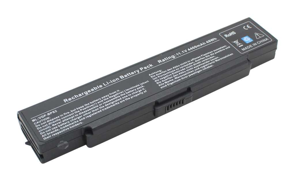 Bild von Laptopakku LiIon 11,1V 4400mAh ersetzt Sony VGP-BPS2