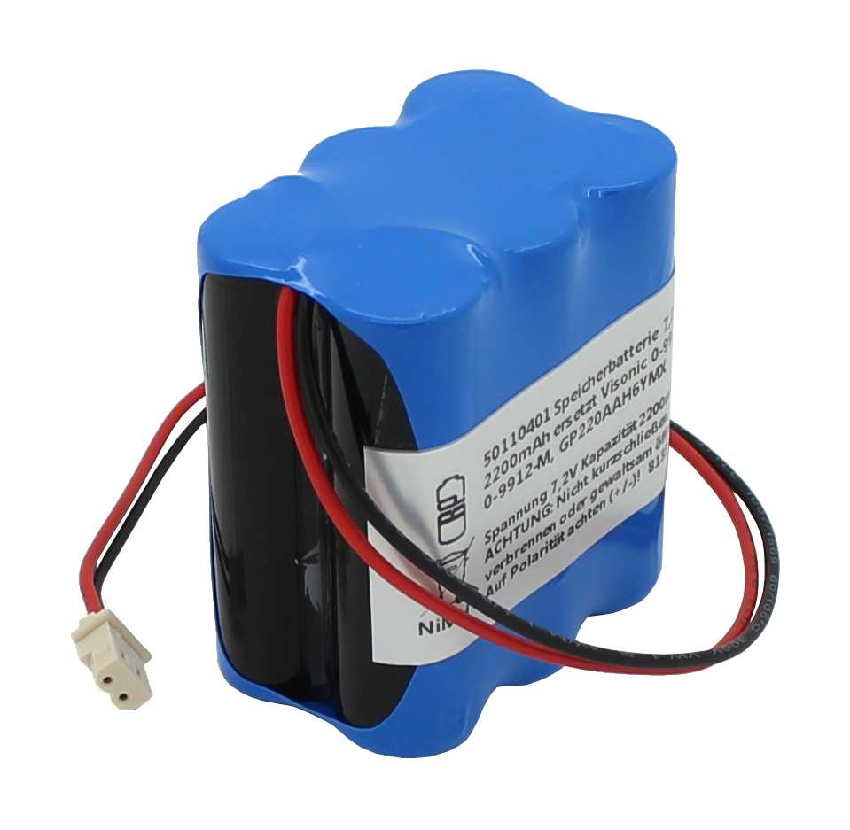 Bild von Speicherbatterie 7,2V 2200mAh ersetzt Visonic 0-9912-M