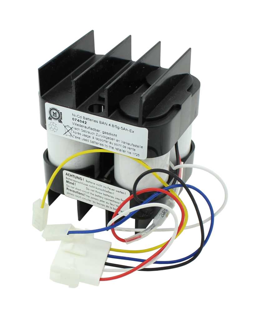 Bild von Ersatzakku für Handleuchte NiCd 4,8V 5000mAh passend für CEAG HSE5 ex