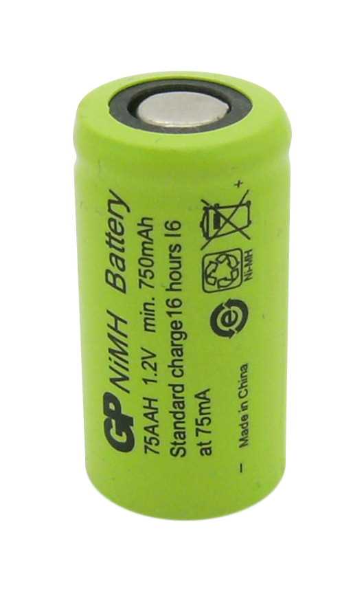 Bild von GP75AAH NiMH-Akku 2/3AA 1,2V 750mAh