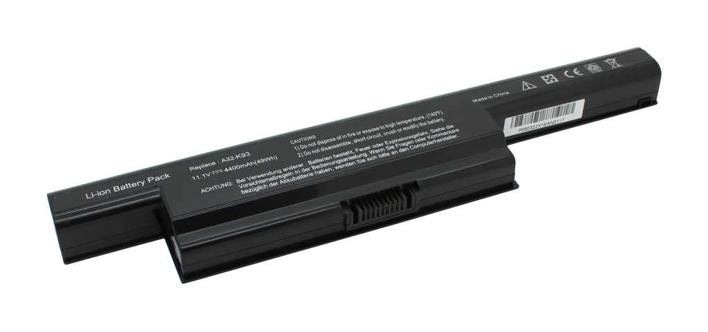 Bild von Laptopakku LiIon 10,8V 4400mAh ersetzt Asus A32-K93