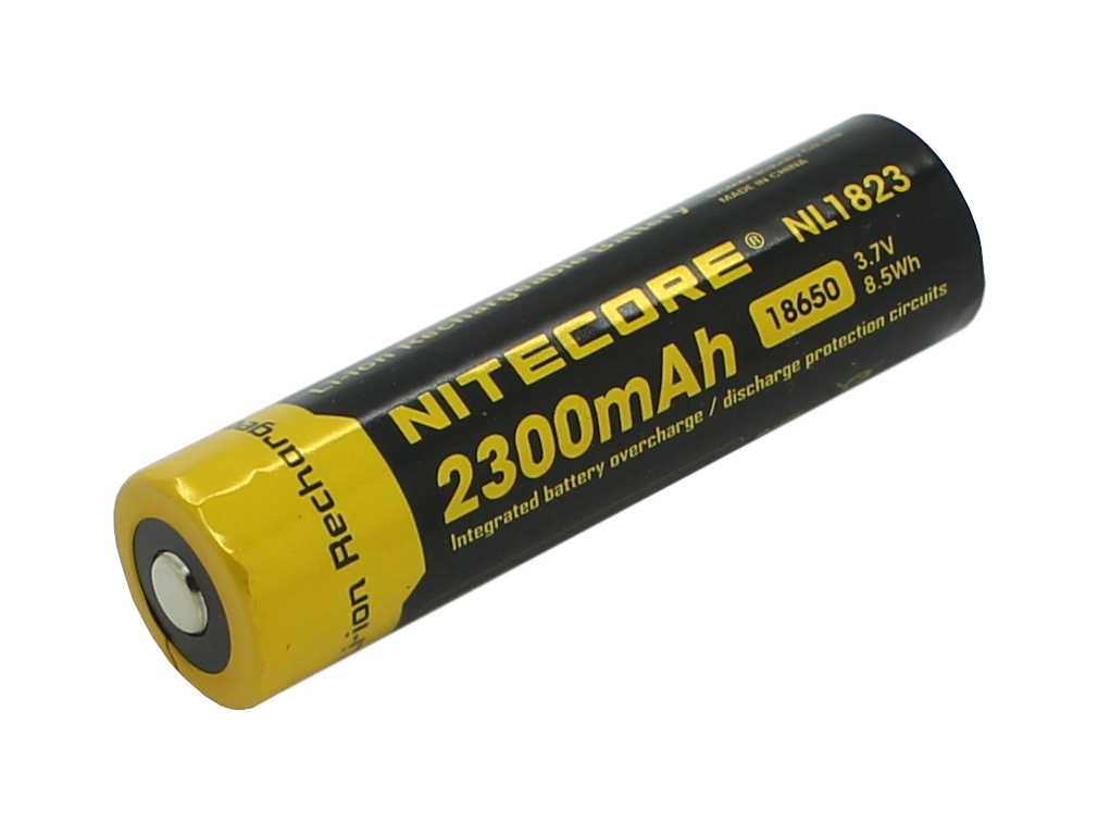Zeige Details für Nitecore LiIon NL1823 18650 3,7V 2300mAh 8,5Wh Bild von Nitecore LiIon NL1823 18650 3,7V 2300mAh 8,5Wh