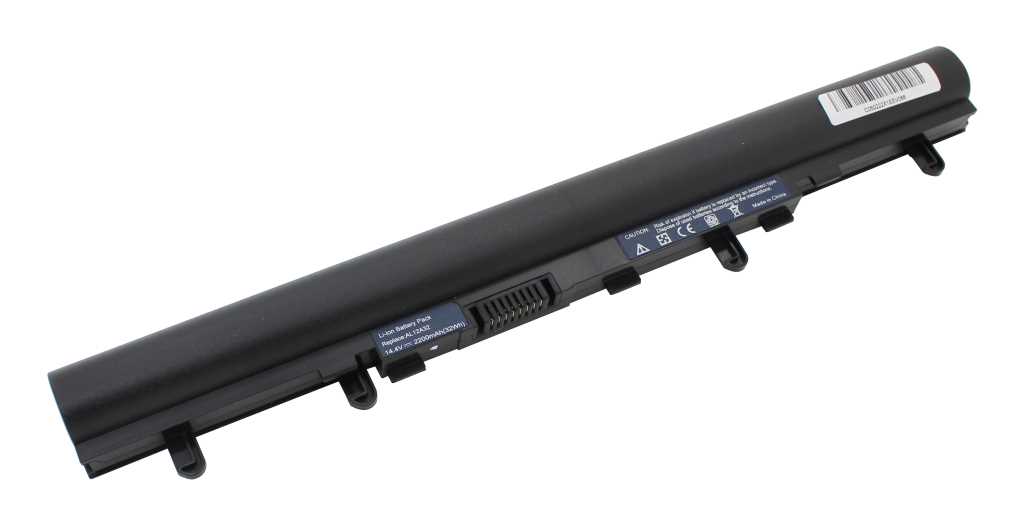 Bild von Laptopakku LiIon 14,4V 2200mAh schwarz ersetzt ACER 4ICR17/65