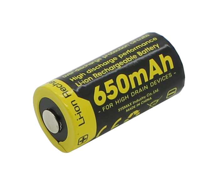 Bild von NiteCore LiIon NL166 16340 RCR123 3,7V 650mAh