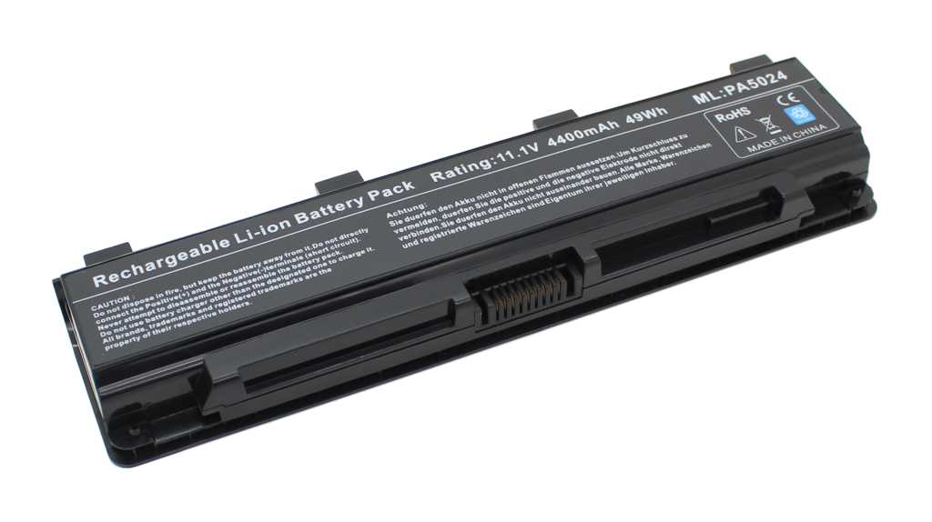 Bild von Laptopakku LiIon 11,1V 4400mAh passend für Toshiba Satellite C850/02D