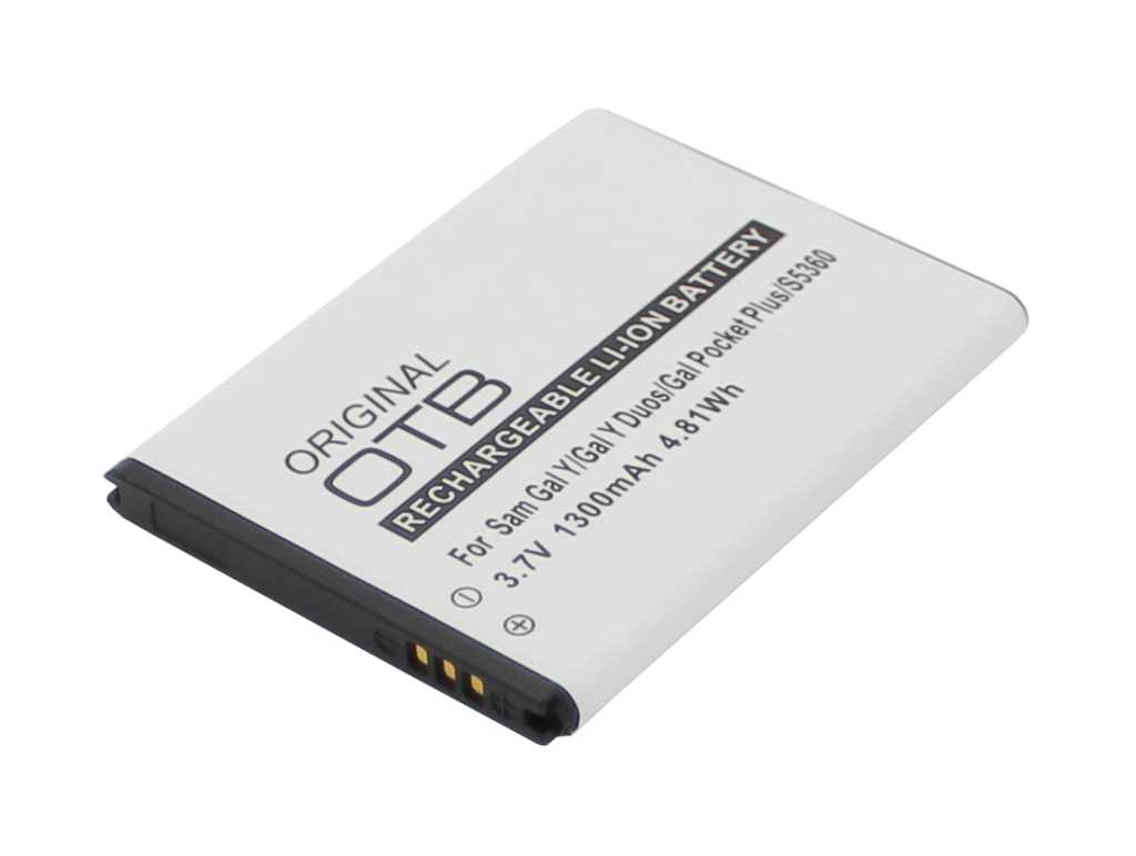 Bild von Handyakku LiIon 3,7V 1300mAh ersetzt SAMSUNG GT-S5301