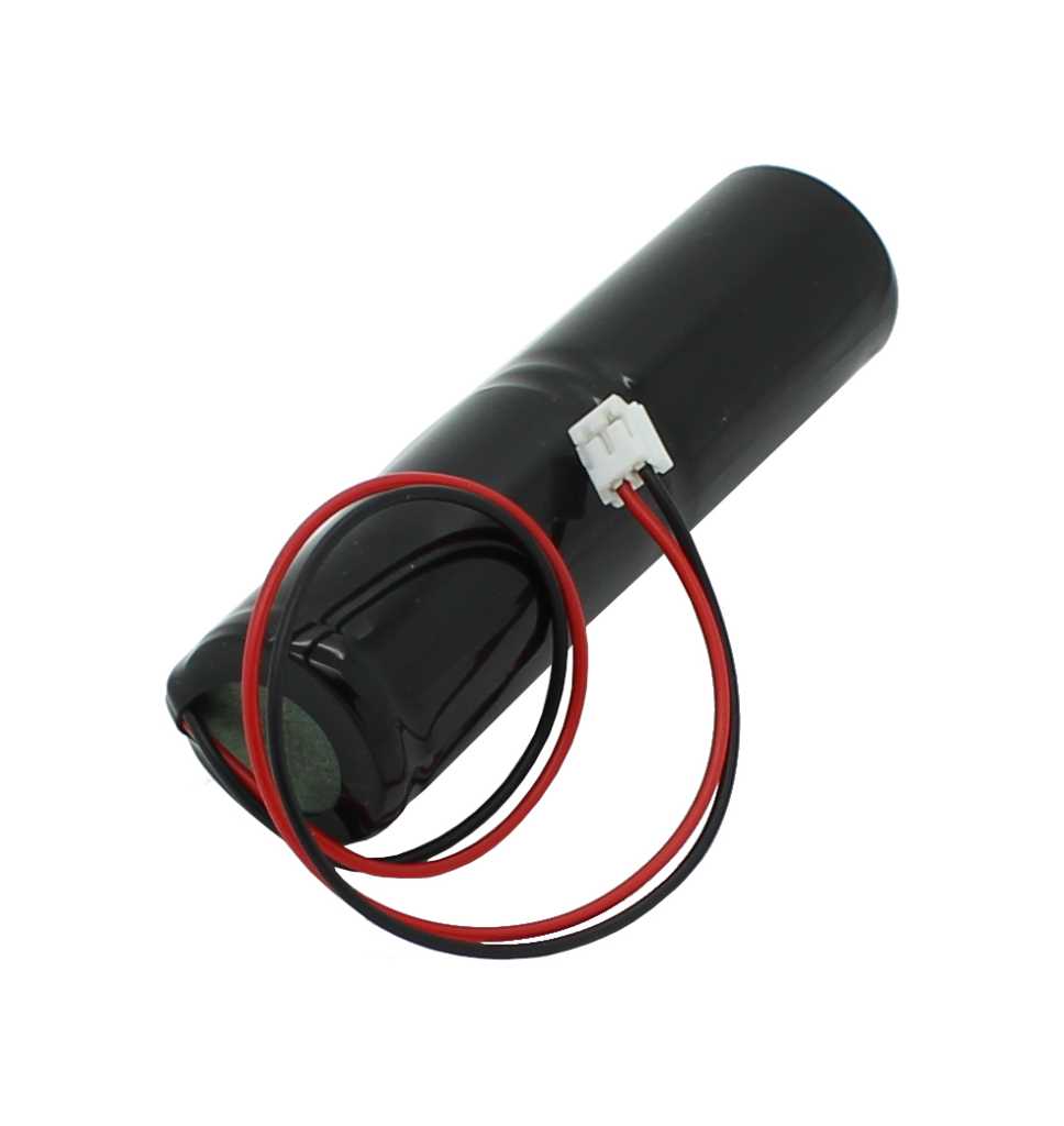 Bild von Notleuchtenakku NiCd 2,4V 1800mAh L1x2 Sub-C mit Kabel und Stecker ersetzt RZB D-SC1800BTX2-JST/EHR