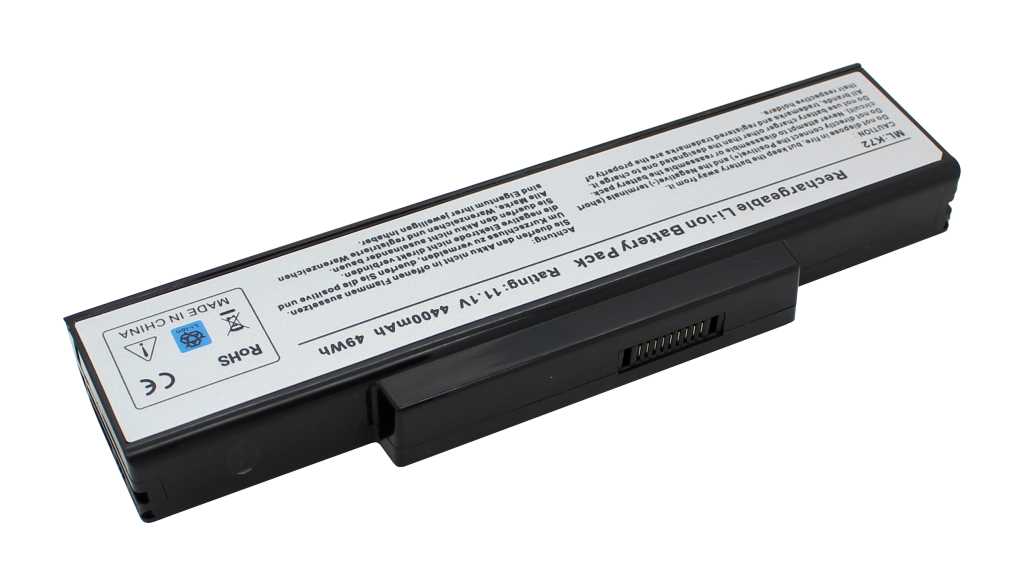 Bild von Laptopakku LiIon 11,1V 4400mAh passend für Asus K72Q