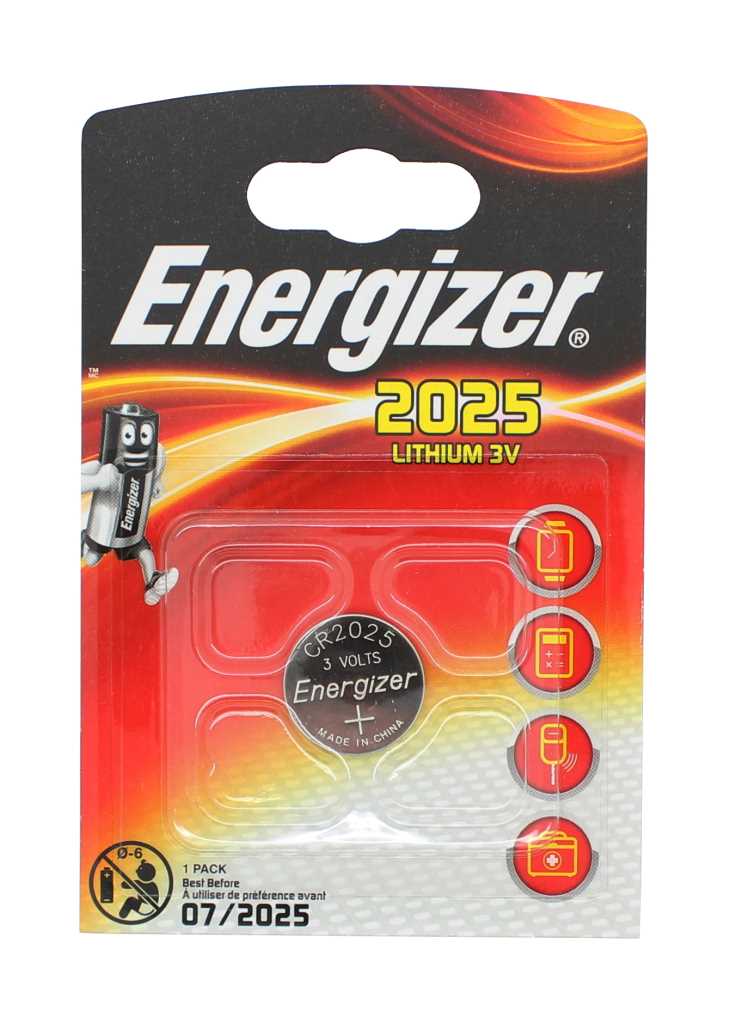 Bild von Energizer Lithium CR2025