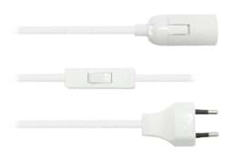 Zeige Details für Sternleitung weiß 3,0m mit Schalter und Fassung E14 Bild von Sternleitung weiß 3,0m mit Schalter und Fassung E14