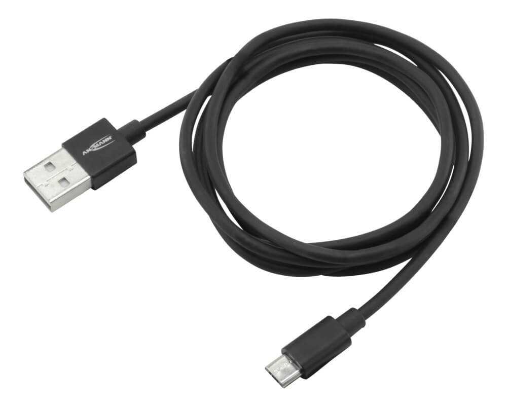 Bild von Ansmann Micro-USB Daten- und Ladekabel 120 cm 1700-0076