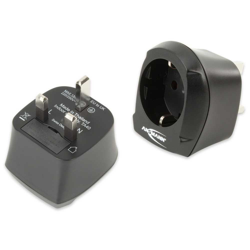 Bild von Ansmann Reisestecker "EU to UK" 1250-0001