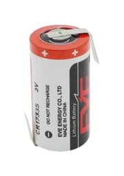 Zeige Details für EVE CR17335 2/3A 3V mit Lötfahnen Z-Form Bild von EVE CR17335 2/3A 3V mit Lötfahnen Z-Form