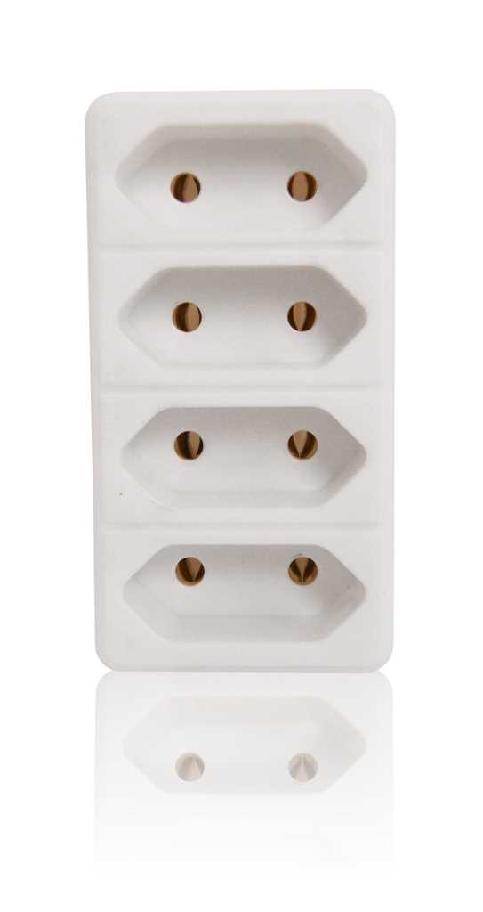 Bild von Multistecker 4x Euro weiß