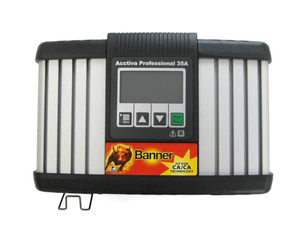 Bild von Banner Ladegerät Accucharger Professional 35A Ladegerät mit Grafikdisplay und Regenerieungsmodus für tiefentladene Batterien