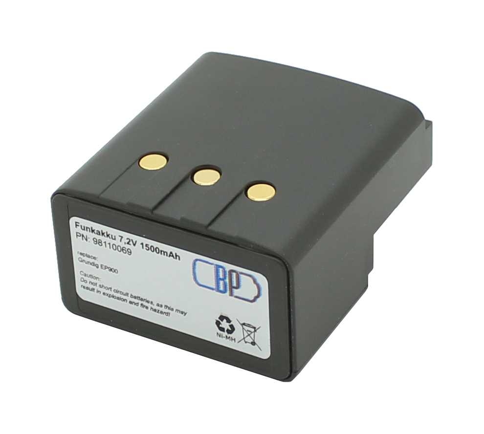 Bild von Funkakku NiMH 7,2V 1500mAh passend für GCD EP900