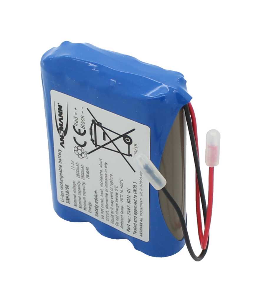 Bild von Ansmann Akkupack LiIon 10,8V 2600mAh 3S1P 2447-3031-02