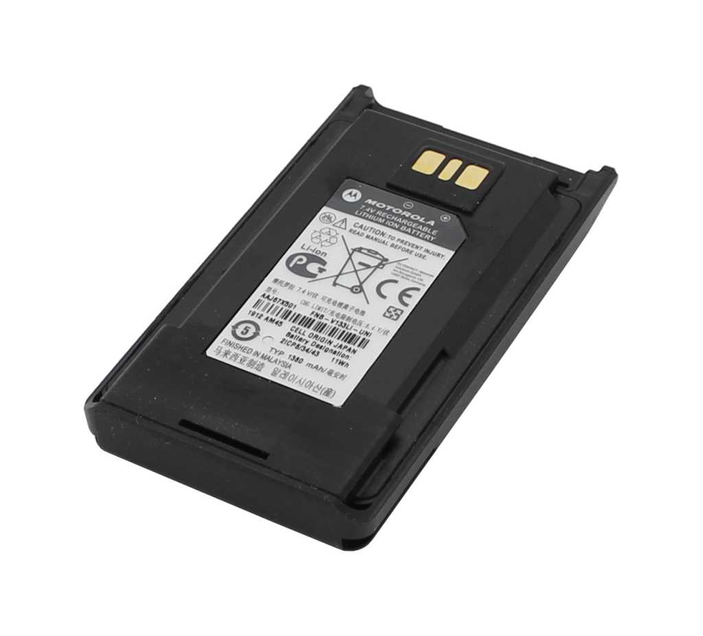 Bild von Original-Funkakku LiIon 7,4V 1380mAh Motorola FNB-V133Li-UNI