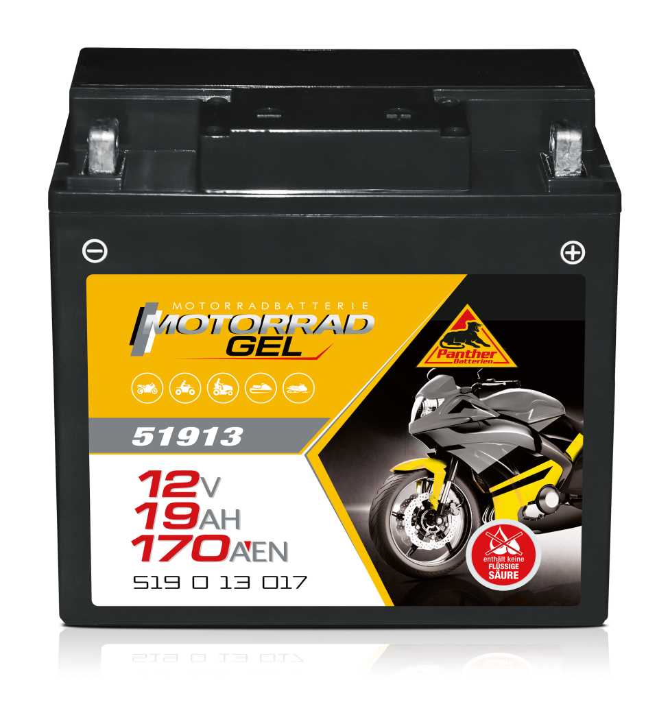 Panther Motorrad Gel 51913 12V 19Ah