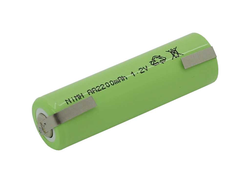 Bild von BP AA2200P NiMH 2200mAh AA Flattop mit Lötfahne U-Form