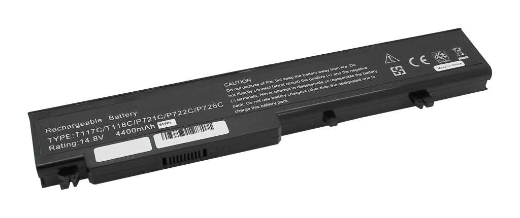 Bild von Laptopakku LiIon 14,8V 4400mAh 65Wh schwarz ersetzt Dell T118C